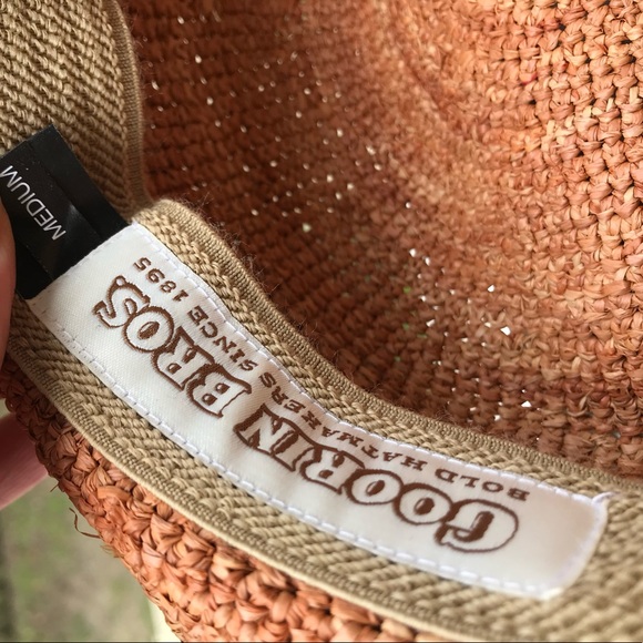 Goorin Bros. Desert Sun Raffia Straw Hat in Coral - Picture 5 of 8